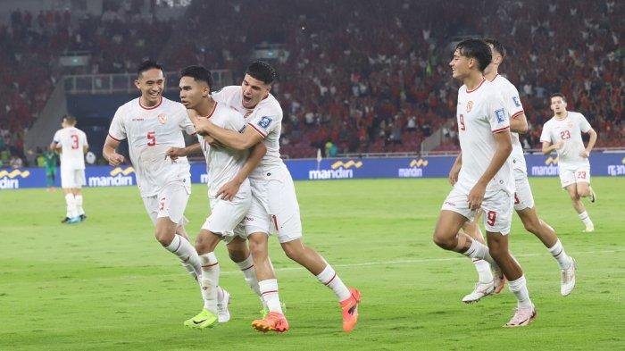 Selebrasi Marselino Ferdinan Usai Cetak Gol di Laga Kandang melawan Saudi Arabia