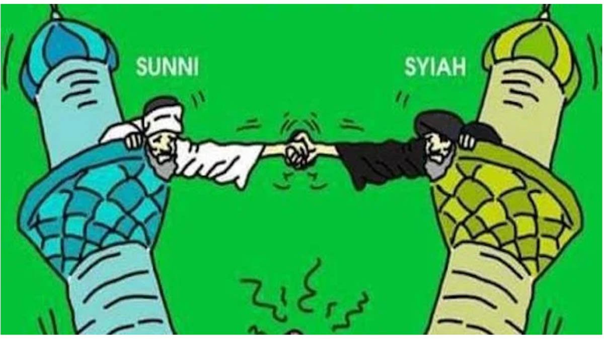 Ilustrasi Sunni dan Syiah